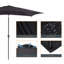 Parasol de marché rectangulaire 120 po x 78 po Dorace-510560690