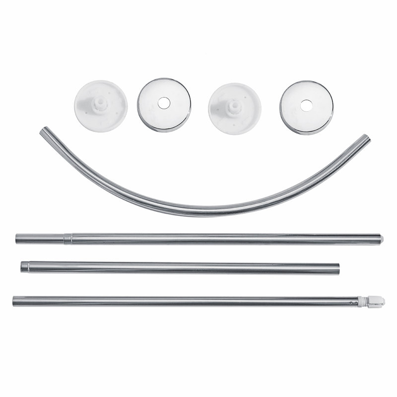 100cm Curved Shower Curtain Pole