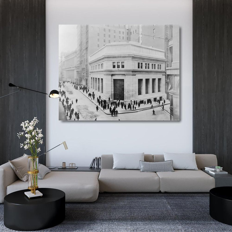 New York, Wall Street - 1914, H 36 po x l 45 po