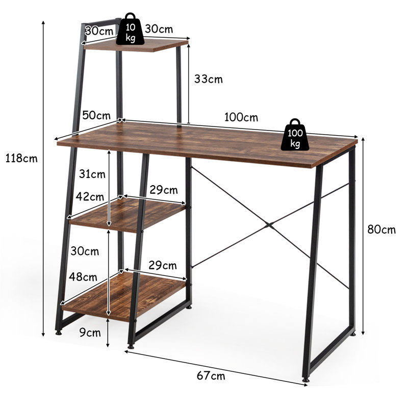 Iron Writing Desk
