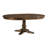 Skylinn 54 " Extendable Alder Round Solid Wood Top with Solid Wood Base Dining Table