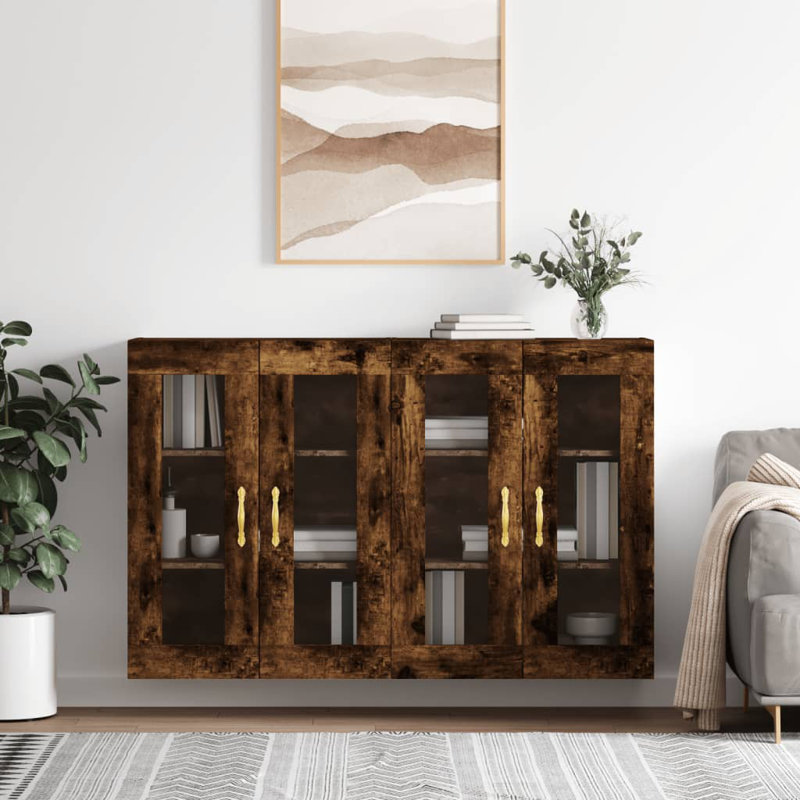 Alayla Bathroom Cabinet, Smoked Oak