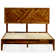 Gonsoulin Solid Wood Bed Frame with Adjustable Headboard/Handcrafted Pattern Platform Bed