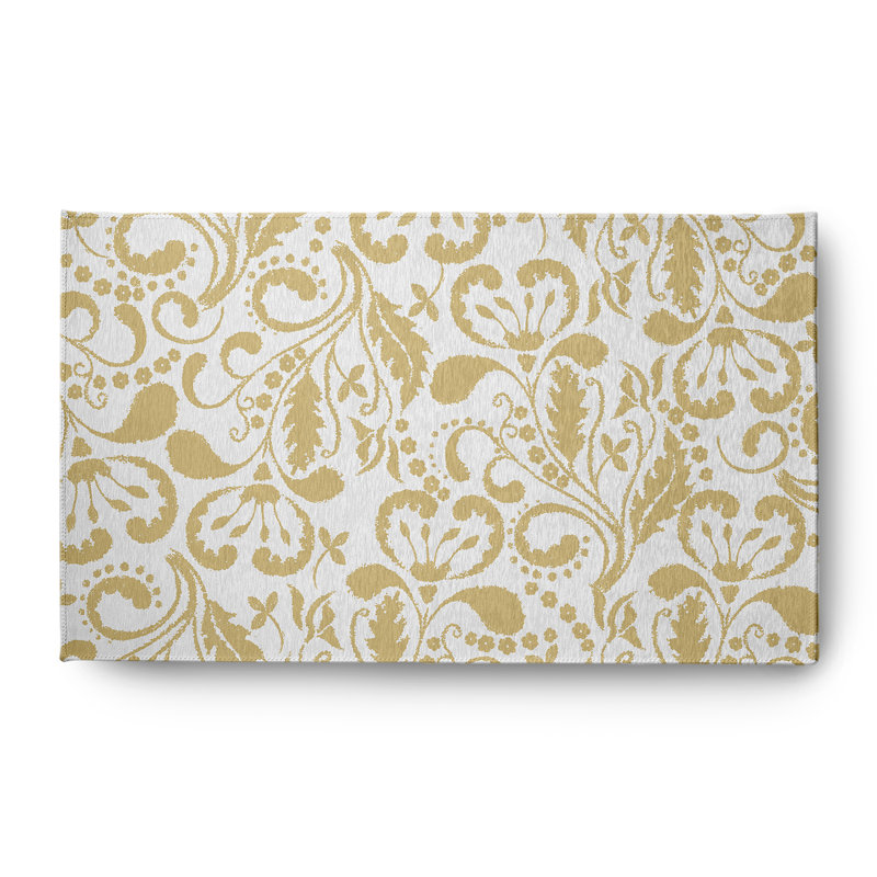 Aylanie Chenille Floral Indoor Rug, Rectangle 3' x 5'