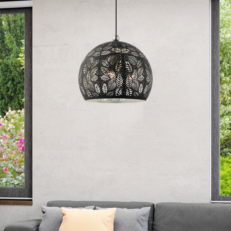 Alira 1 - Light Pendant, Black, 80"H x 11.75"W x 11.75"D