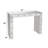 Hessa Mirrored & Faux Rhinestone Console Table With Elegant Sled Base, Perfect For Modern And Glamorous Interiors