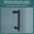 48" X 76" Single-Slide Shower Door - 8Mm Tempered Glass With 304 Stainless Steel Frame-114613226