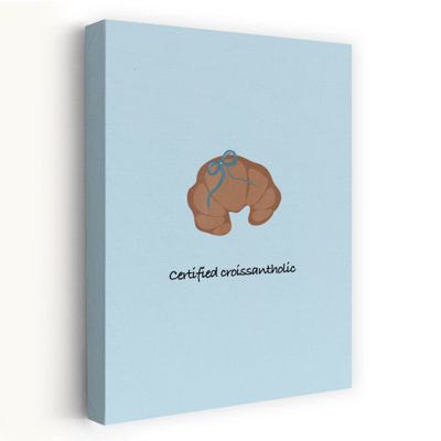 Croissantholic, art mural moderne