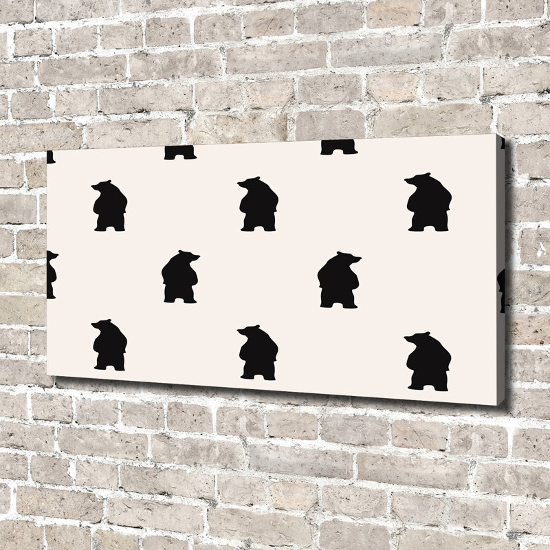 Bears - No Frame Print on Canvas