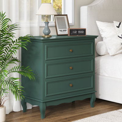 Blane 31.5" H X 31.5" W Manufactured Wood 3-Drawer Dresser