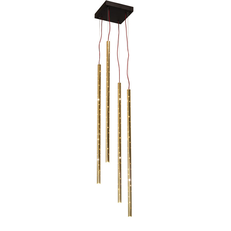 Luminaire suspendu cylindrique 4 lumières Emmentaler