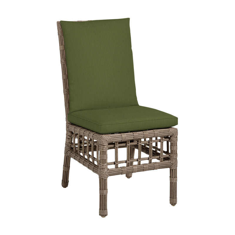 Chaise d'appoint d'extérieur en résine tressée Newport N-Dura, Welt, Forêt de lin, Toile de jute Newport # 66