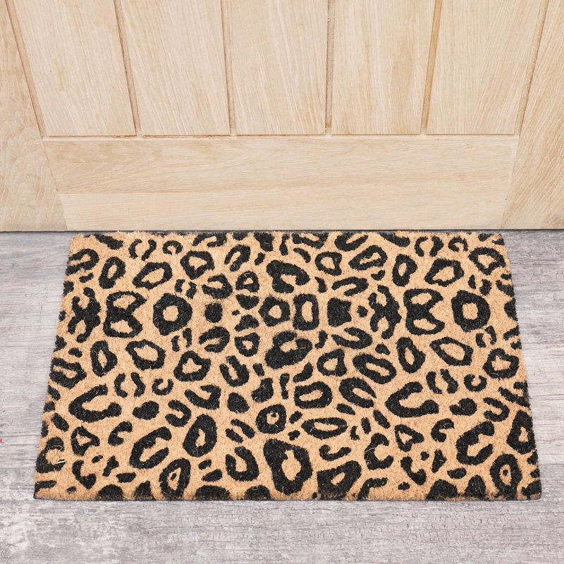 Azori Non-Slip Animal Print Doormat
