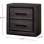 Table de chevet 1Pc Table de chevet 2 tiroirs