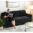 80.7" Wide Modern 3-Seater Flannelette Sofa with Rounded Arms for Living Room & Apartment -1890692827