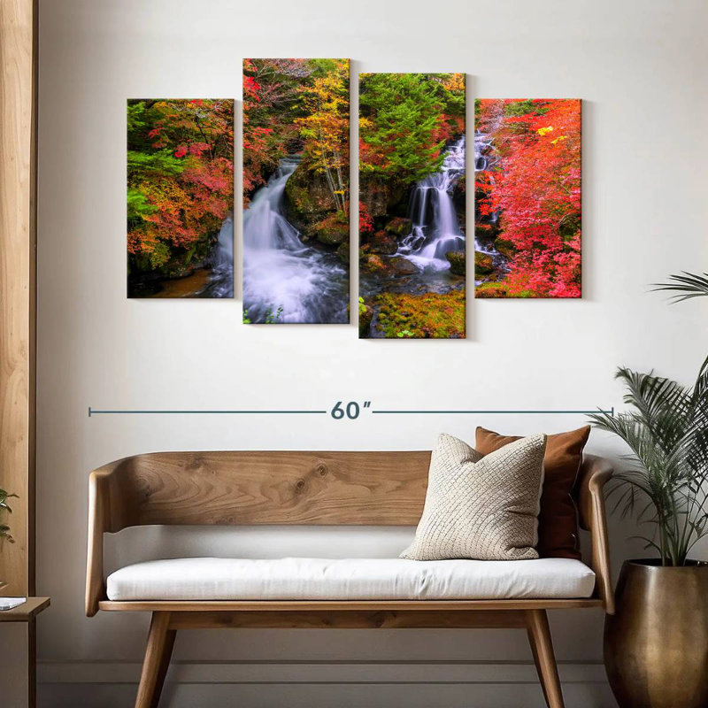 Alvord, automne aux chutes de Ryuzu, H 32 po x l 52 po