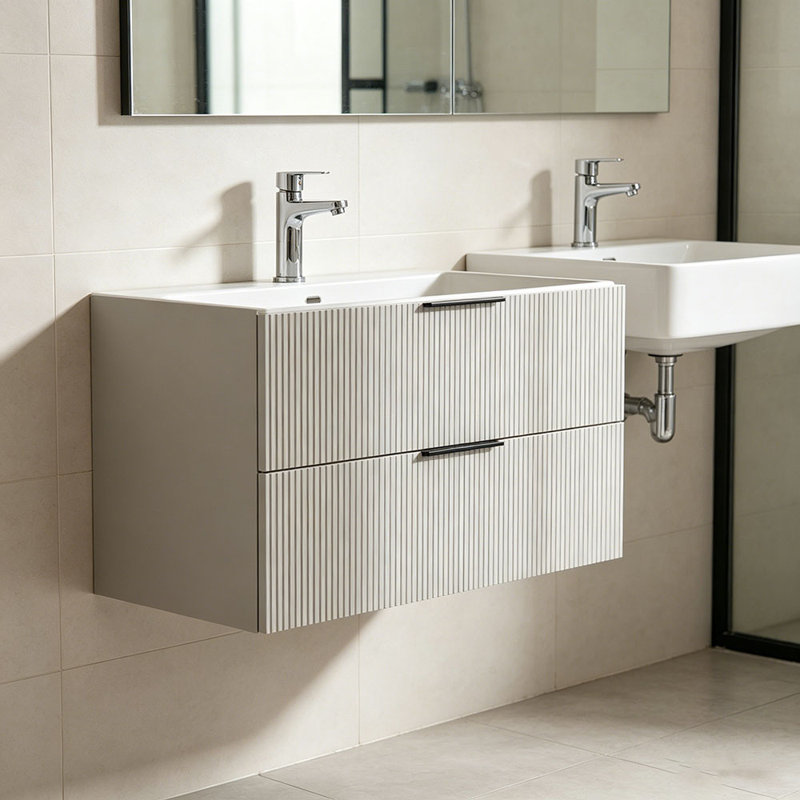 Meuble-lavabo gris 36 po sans lavabo