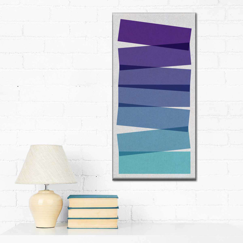 «Abstract Abstract Swatches» sur toile, H 48 po x l 24 po x P 1,25 po