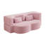 Canapé-lit convertible polyvalent avec coussins moelleux pour un confort ultime-322084421