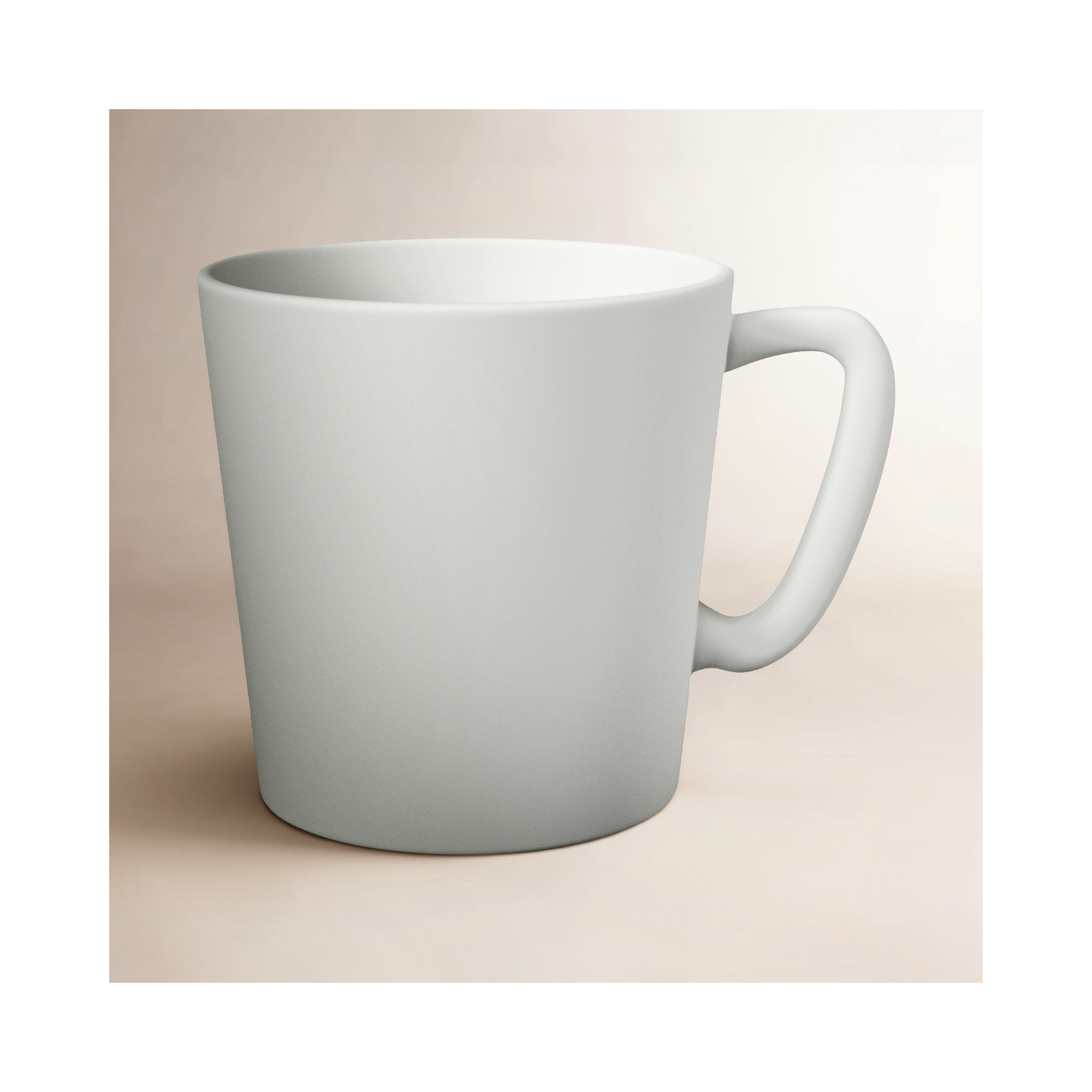 Riesner Stoneware Coffee Mug, Chalk