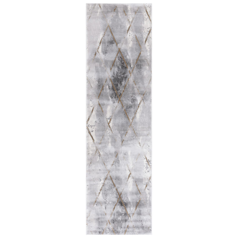 Erharuyi Performance Geometric Rug, Runner 2'3" x 8'