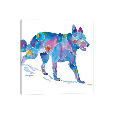German Shepherd 1 Piece Wrapped Canvas Wall Art