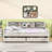 Twin Upholstered Daybed with Shelves and Drawers-1175844616