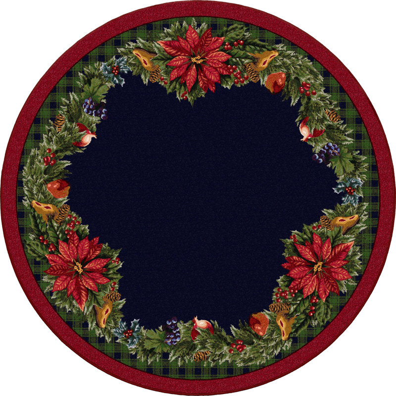 Norsworthy Tufted Bountiful Area Rug, Round 7'7"