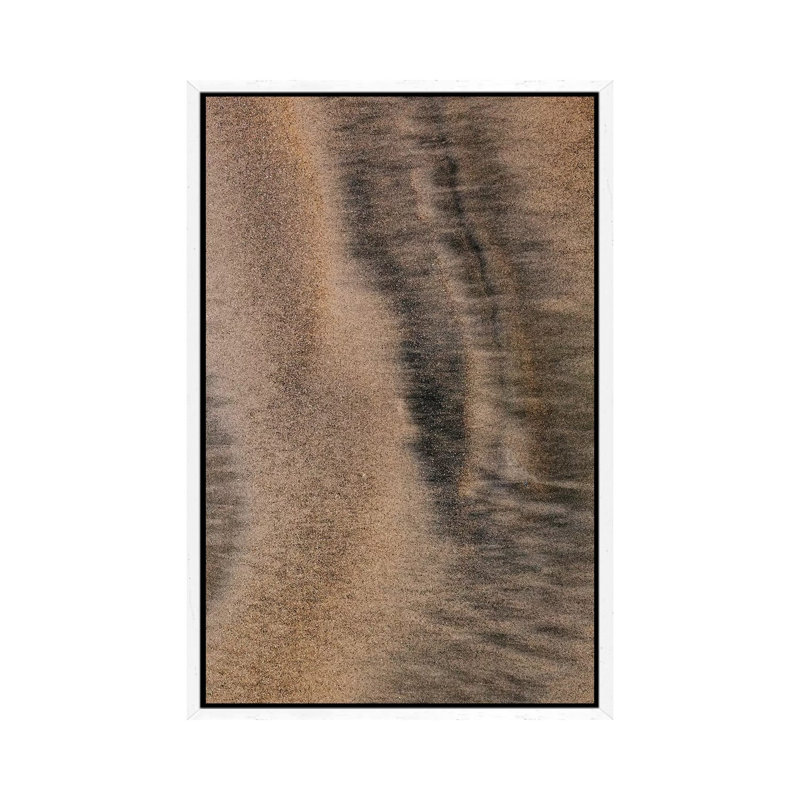 Coronado Gold Sand 1 Piece Wall Art on Canvas, 66.04cm H x 45.72cm W x 3.81cm D, White Framed