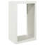Support à bois de chauffage vidaXL blanc 23,6 x 15,7 x 39,4 po-1482372396