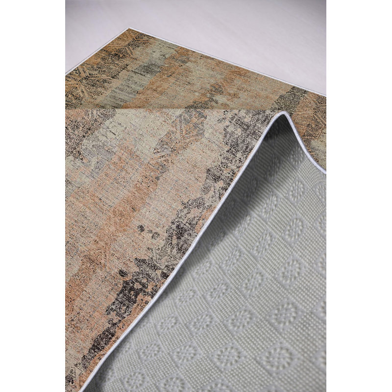 Eco-Friendly Hall Carpet, 100% Polyester, 31.5 x 59.1 inches | Antibacterial & Machine Washable, Non-Slip PVC Dot Underside | 650 g/m², 0.2 inch Pile Height | Digital Printed Design for Modern Interiors