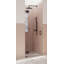 Porte de douche à charnière en verre sans cadre 31 po x 78 po Halo-90732183