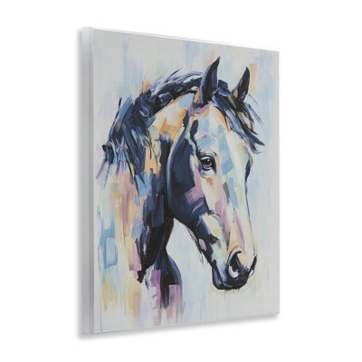 Plaque murale Vivid Equine Portrait, design par Svetlana Aleynikova