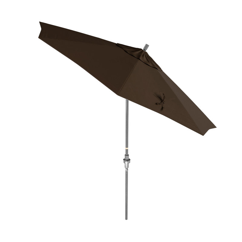 Parasol de marché 108 po Lowri Bronte, Toile Sunbrella® brun baie