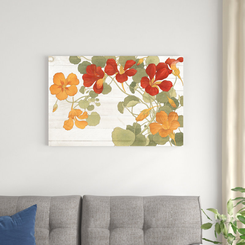 Summer Nasturtiums Cottage, H 24 po x l 36 po x P 1,25 po