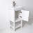 Grosso 17.5 " W Freestanding Standard 1 Single Vanity Bathroom Vanity With Ceramic Top-2077873018