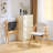 Upholstered Padded Stackable Folding Dining Chair with Armrests-1771724575