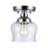 Zarach 1-Light Semi-Flush with Clear Glass-422325090