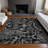 Premium Machine Washable Prisco Black Rug-1880302278