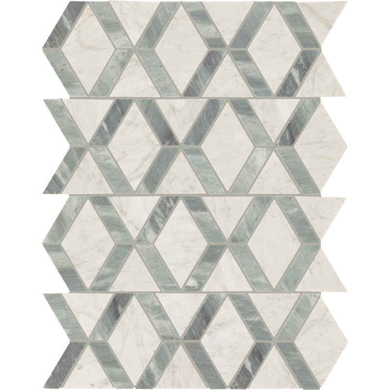 Itona Tile Marble Peel and Stick Hinge Mosaic Tile (Set of 10) (16.20 SQFT Per Carton)