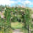 Tall Garden Arch Trellis For Climbing Plants, Large Grape Vine Support Arch Arbour Trellis