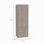 Armoire 2 portes gris clair