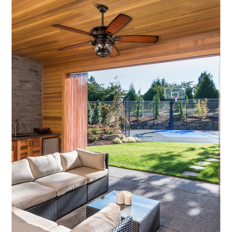 Yarrowsburg 52'' Ceiling Fan with Light Kit, LED
