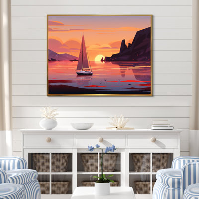 «Beachside Dusk», reproduction sur toile