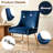 Velvet Upholstered Side Chair With Silver Legs-58014390-5490005