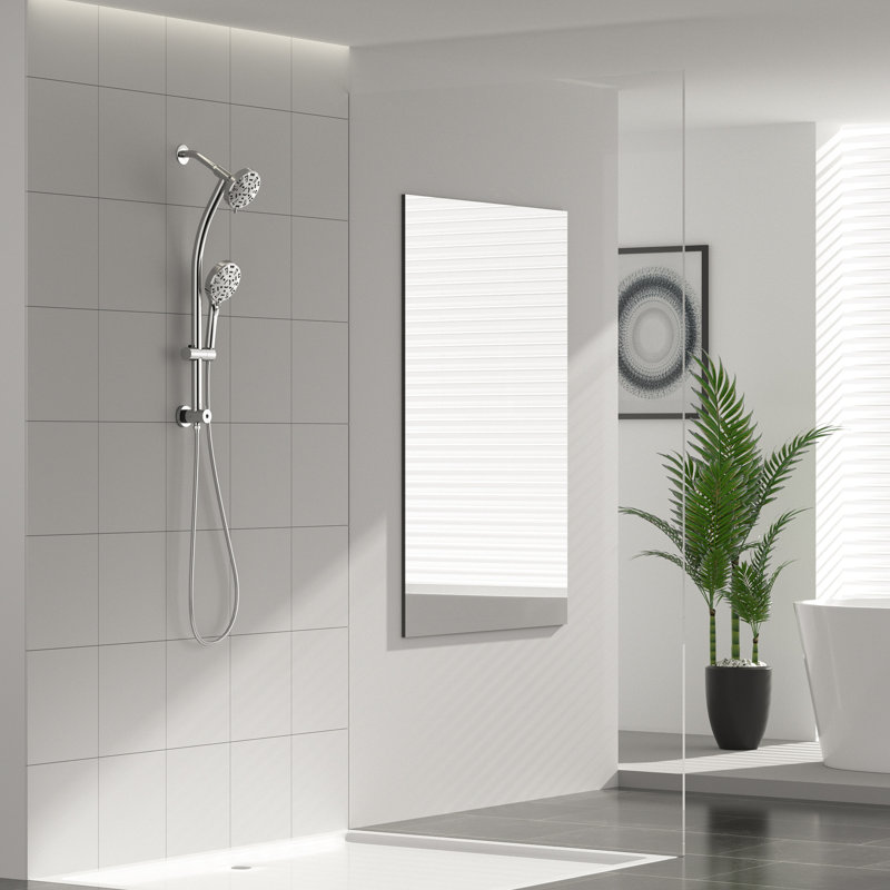 Pomme de douche 4,7 po 8 réglages multiples Spary, Chrome