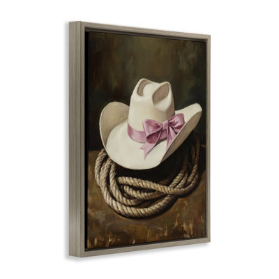 Cadre flottant arc de cow-boy et lasso, design par Petal Prints Design