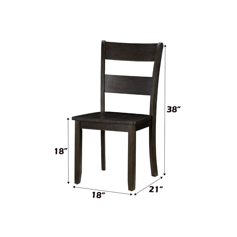 Ensemble de 2 chaises d'appoint Haddie
