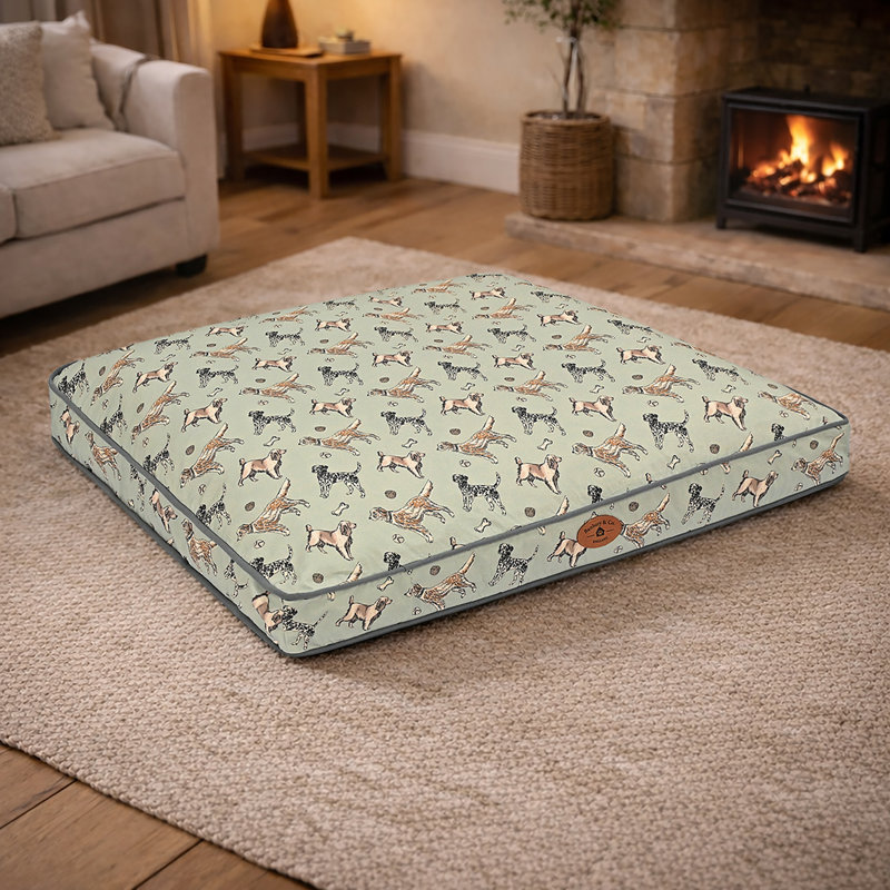 Cotton Pet Bed, 9cm H x 76cm W x 55cm D