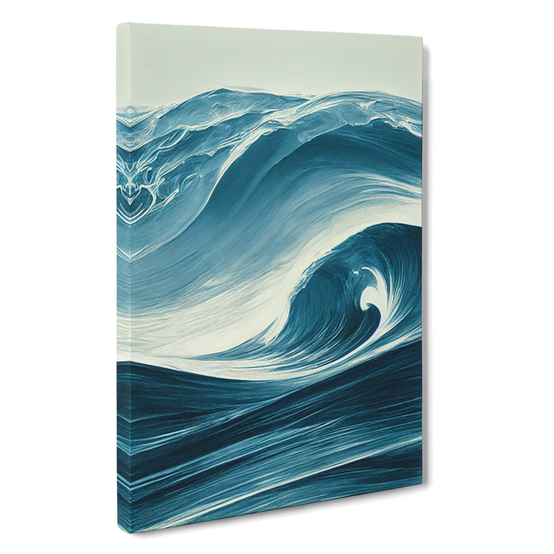 Wave Of The Ocean No.4 - Wrapped Canvas Print, 50cm H x 35cm W x 3cm D